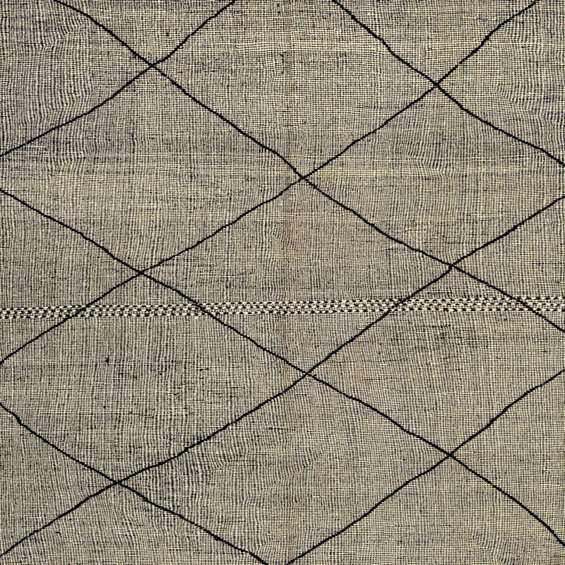 Tapis abstrait moderne 2922, Carré 7 pi