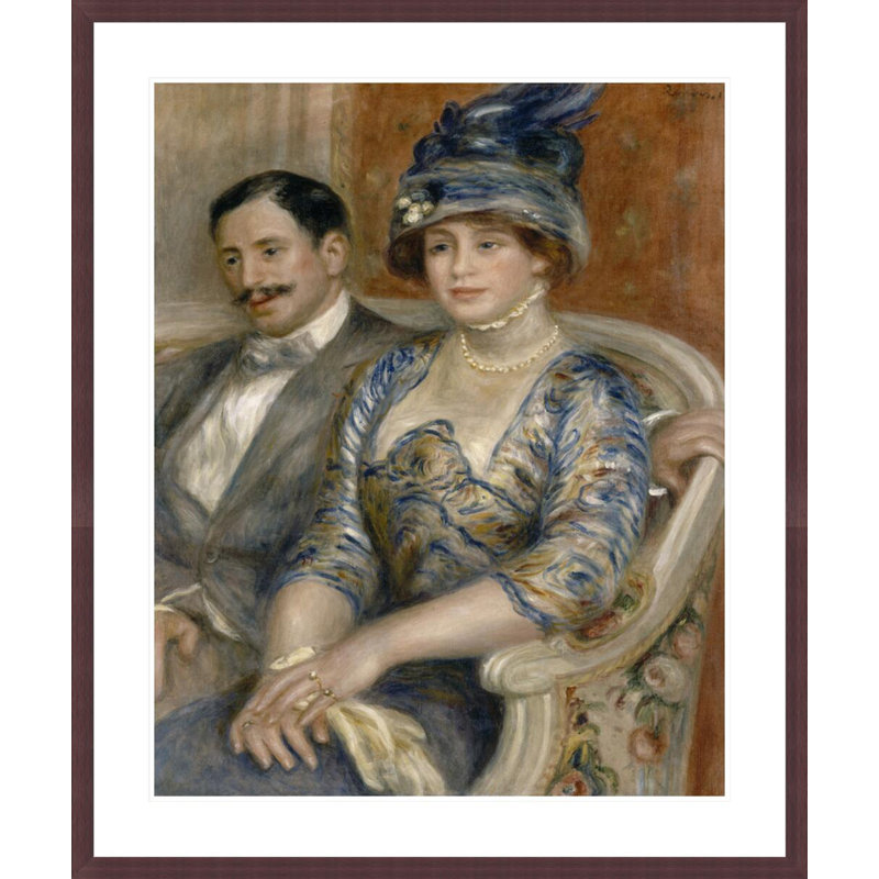 M. et Mme Gaston Bernheim de Villers (Pierre et Auguste Renoir) par Pierre-Auguste Renoir, H 40,01 po x l 33,5 po