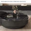 Table basse ronde en pierre supercristalline-108830315-108830313