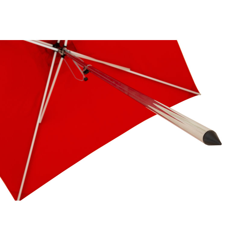 Swift 6.6' Square Umbrella, Logo Red, Cement