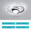 2-Light 40cm Oval LED Ceiling Light-63219643