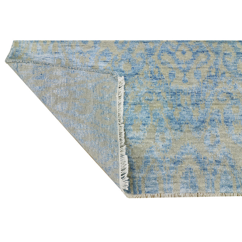 IKVLKV028SIAQ Area Rug in Silver, Rectangle 8' x 10'