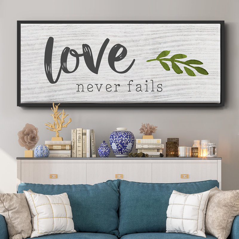 Love Love Fails - Toile encadrée, null