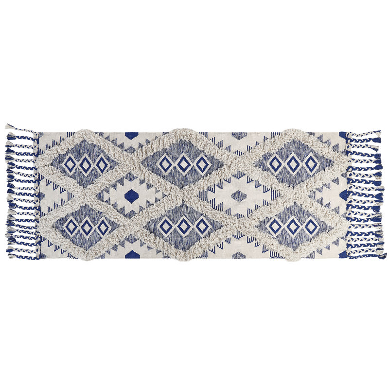 Koppel Moroccan Hand Woven Area Rug, Runner 80 x 200cm