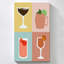 "Colorblock Cocktail II" par Natalie Carpentieri, reproduction sur toile-837393829