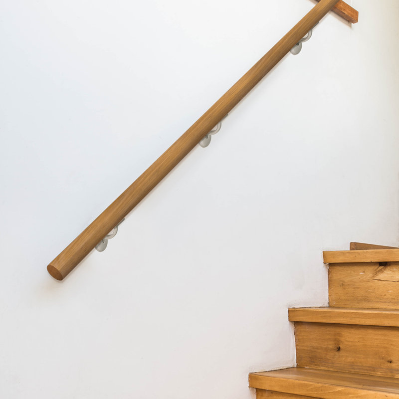 Design House 182030 Jumbo Handrail Bracket 5-Pack, Satin Nickel