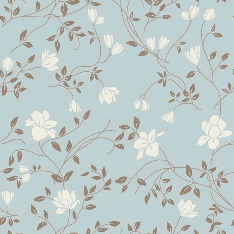Panneau de papier peint amovible Amandah, 8.5' L x 2' W