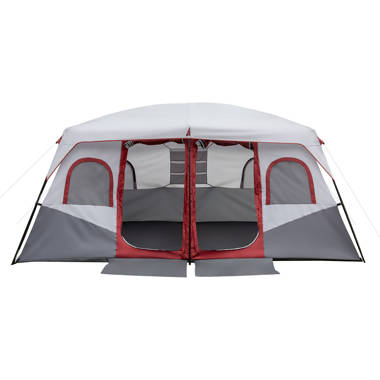 Cama de camping Outsunny gris 210x86x42 cm aluminio hierro tela  oxford_A20-152