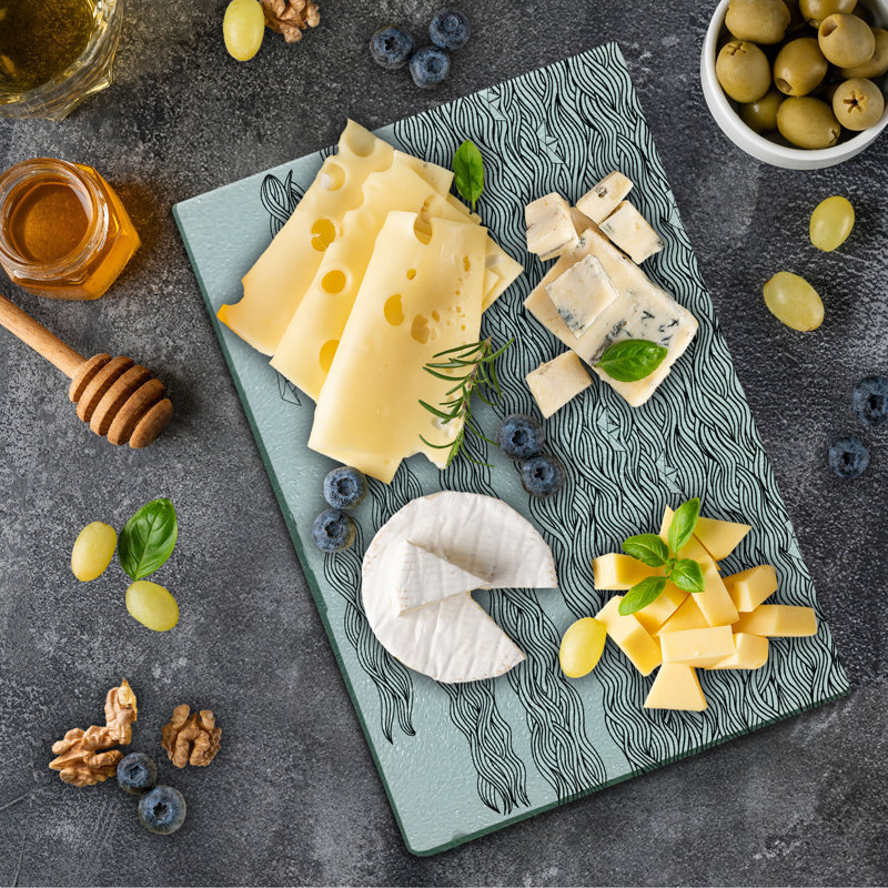 Planche à découper en verre trempé Ambesonne