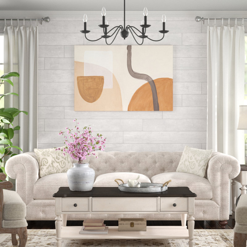 Sandy Balance I by Mary Urban - Wrapped Canvas Painting, 81cm H x 122cm W
