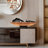 Brown+Black Free Form Solid Wood Decorative Object