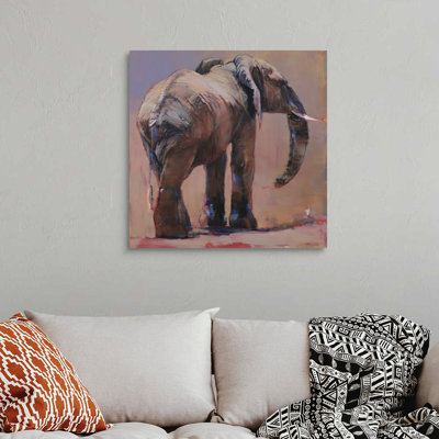 " Behind, Loisaba, 2018 " by Mark Adlington Painting Print