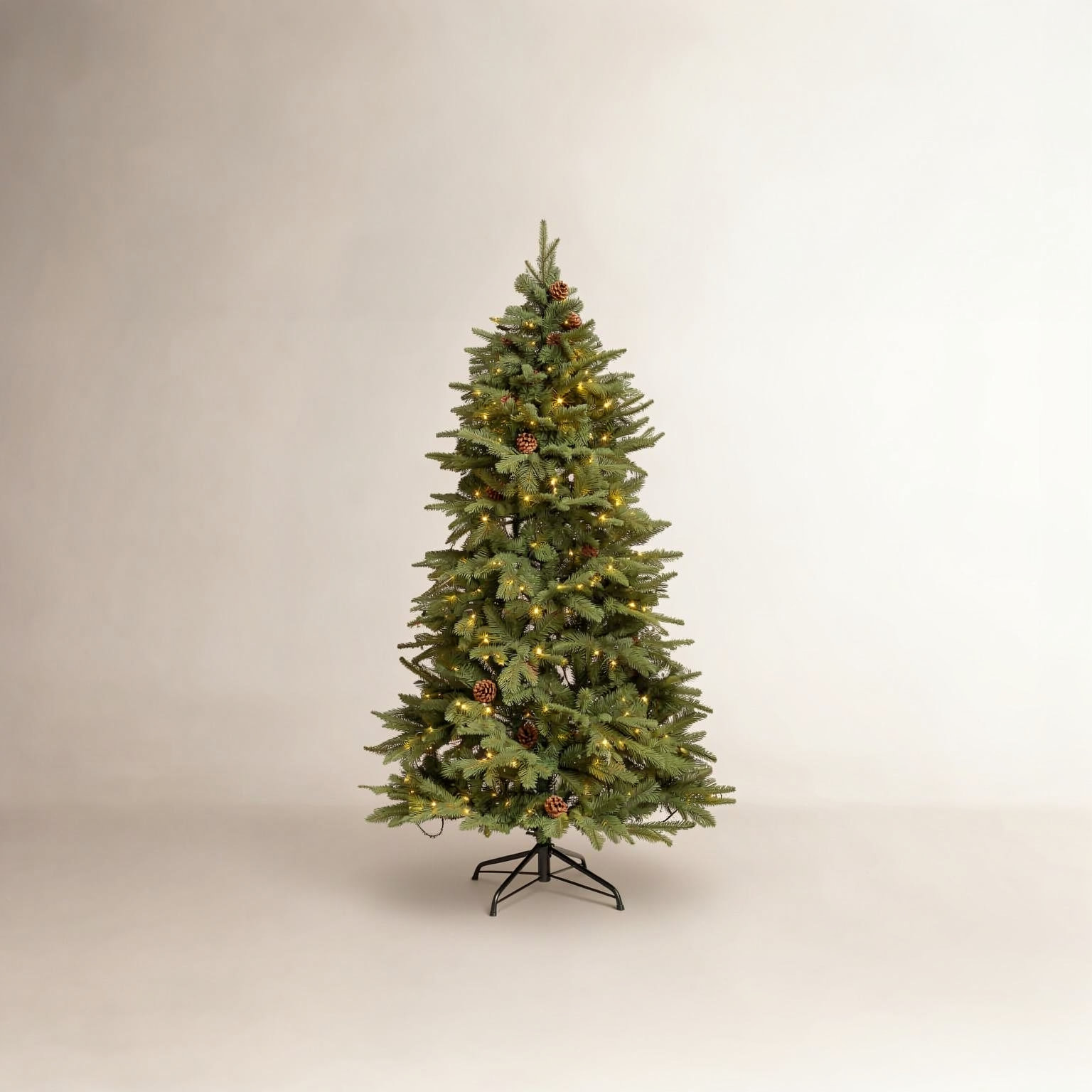 Guillema Pre-Lit Fir Christmas Tree, 6' H