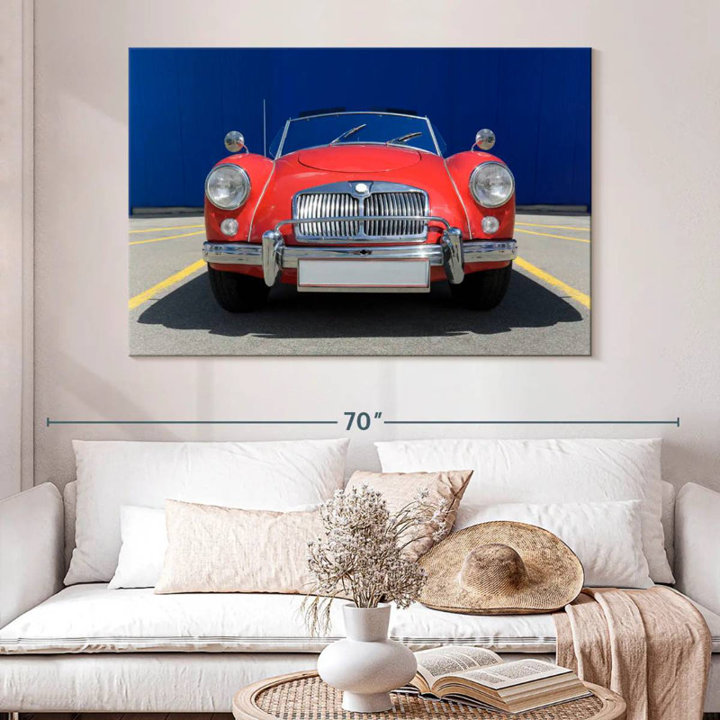 Voiture convertible Mehar Antique, H 34 po x l 51 po