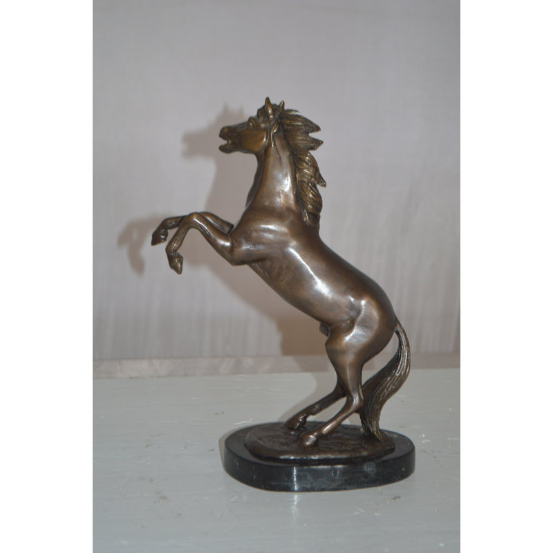 Jansen Rearing Horse Statue