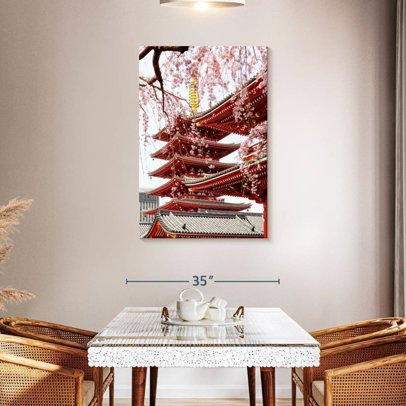 Adella Senso-Ji Pagoda III, 45" H x 30" W