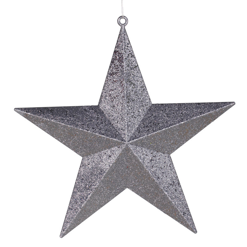 Ornement de Noël en forme d'étoile à paillettes 23 po 23 po