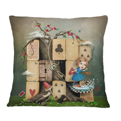 Abstract Throw Pillow