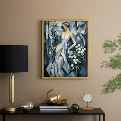 WOMEN Series DLxx III - reproduction encadrée de qualité supérieure - prête à être accrochée - aucun clou requis