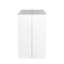 Console extensible blanche de 118,50 po de long, peu encombrante, facile à assembler et à nettoyer de 118,50 po, polyvalente-1267880378