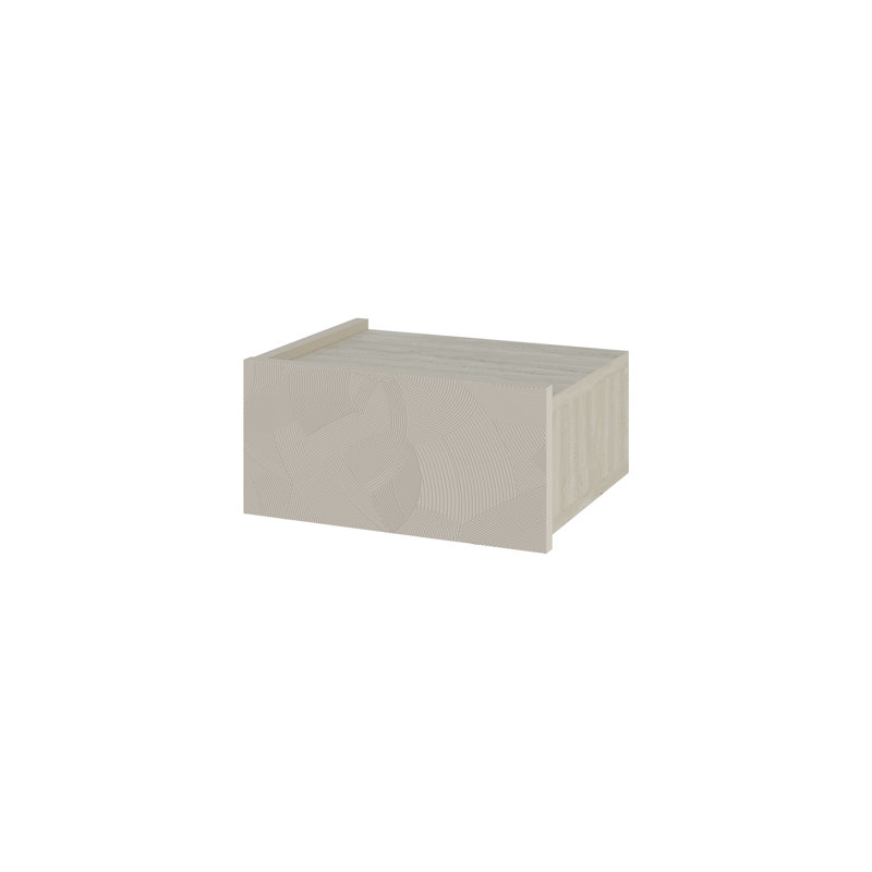 40cm W Manufactured Wood Bedside Table