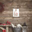 Plaque murale romantique «Oies sous le gui», design par Cindy Jacobs