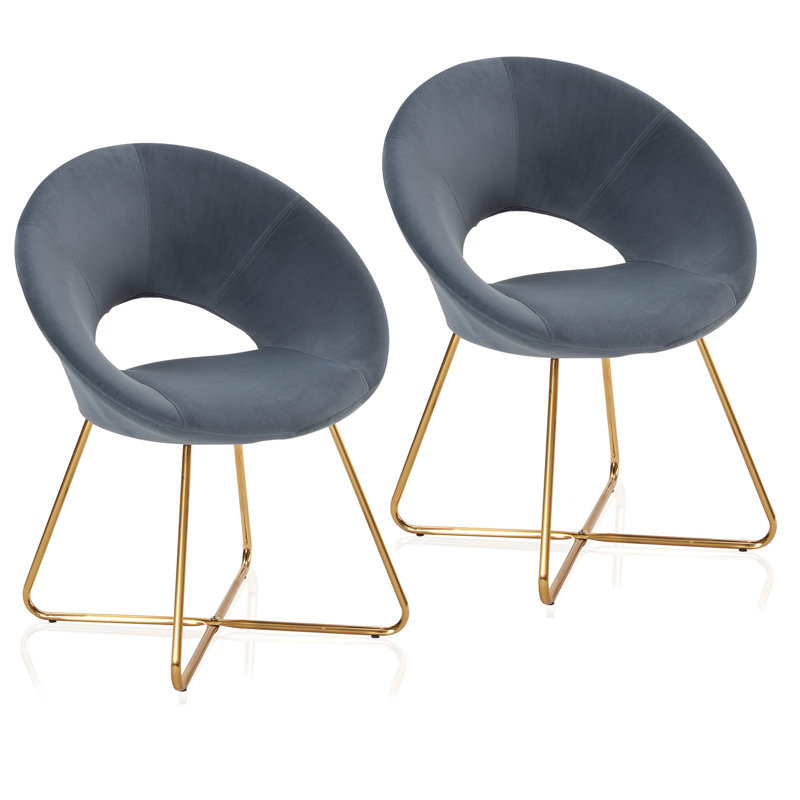 Fauteuil demi-tonneau 26,38 po, Gris foncé