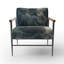 Navire au milieu d'une tempête I - Chaise rembourrée avec accoudoirs bord de mer, chaise d'appoint de plage moderne-688611669