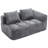 Chenille Loveseat Sofa-1732336880