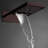 BathSelect Mugla Rectangular LED Shower Head with Handheld