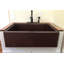 30" Hammered Copper Apron Front Single Basin Kitchen Sink