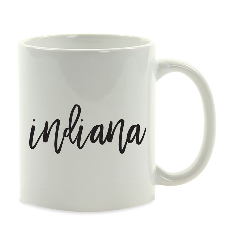 Ceramic Coffee Mug, Indiana