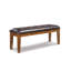 Banc en similicuir Rebecca