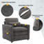 Fauteuil rembourré 31,9 "surdimensionné et confortable-415122102