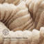 Jeté en fausse fourrure douce - Texture sculptée, chaude pour le canapé / lit-106373419-106373421