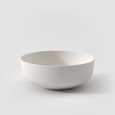 Villeroy & Boch Afina Gourmet Large Serving Bowl, Premium Porcelain, Made in Germany, Dishwasher and Microwave Safe, 10.25x 10.25x 4 in, Stackable, White