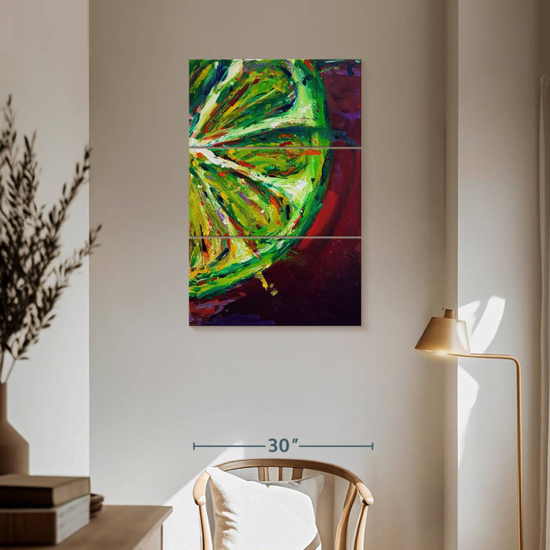 Yarlin Lime 2017, 57" H x 36" W