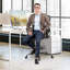 Chaise de travail ergonomique en maillage-1159438955