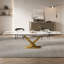 Ensemble de table de salle à manger 9 pièces avec plateau extensible en fritté de 94,5 po et fauteuil rembourré-1153673014-1153673015