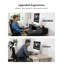 Bureau debout électrique réglable en hauteur avec tablette de rangement et tiroir coulissant, poste de travail ergonomique moderne-1111230112-1111230116