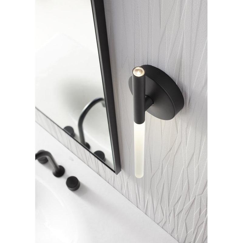 Components One-Light LED Sconce, Matte Black
