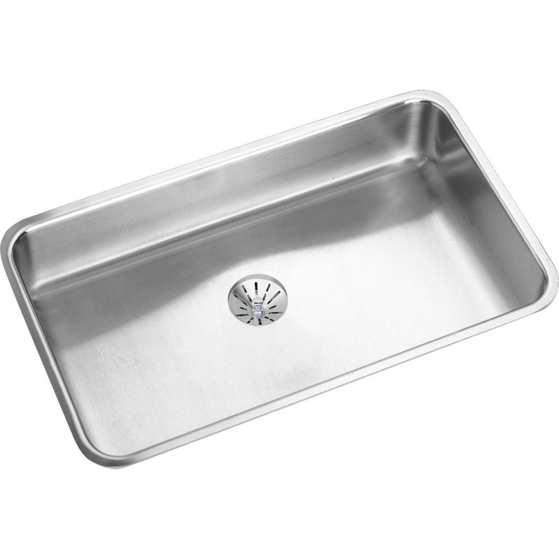 Lustertone 30.5" L x 18.5" W Undermount Kitchen Sink with Perfect Drain