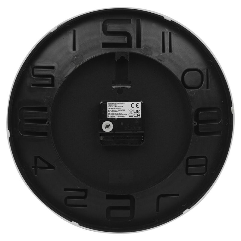 Radelina Wall Clock, Dark Gray
