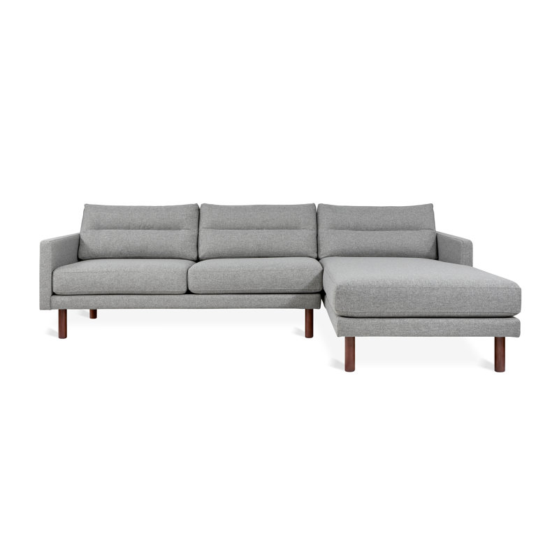 Miller Bi-Sectional, Parliament Stone 100% Polyester