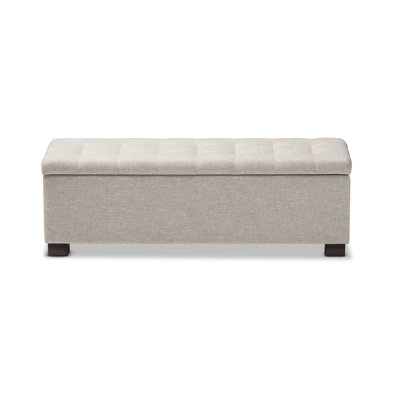 Mesina Polyester Blend Upholstered Storage Bench