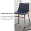 Chaise d'appoint rembourrée Bailey-1968371073