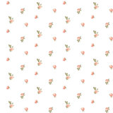 Lady Charlotte Miniature Roses 10' L x 24" W Peel and Stick Wallpaper Roll