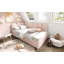 Lit de jour rembourré avec lit escamotable, canapé-lit simple simple, lits d'invités pour adultes et enfants, lit à lattes en métal, velours (sans matelas)-1385173442