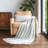 Herringbone Fringe Throw Blanket-222587867