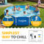 Plastic Round Frame Set Pool H x W x L , with Pump Included-129400741-95382651